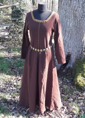 robe médiévale capuch'art tenue médiévale femme