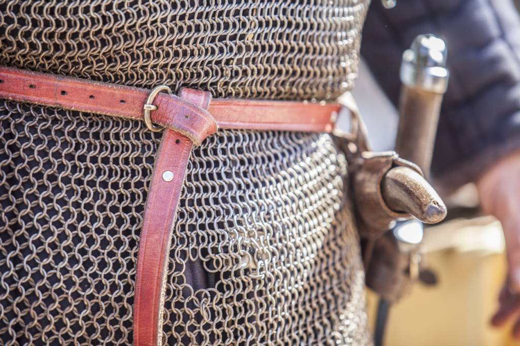 ceinture médiévale en cuir